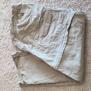 Guide Series men's khaki zip off cargo pants